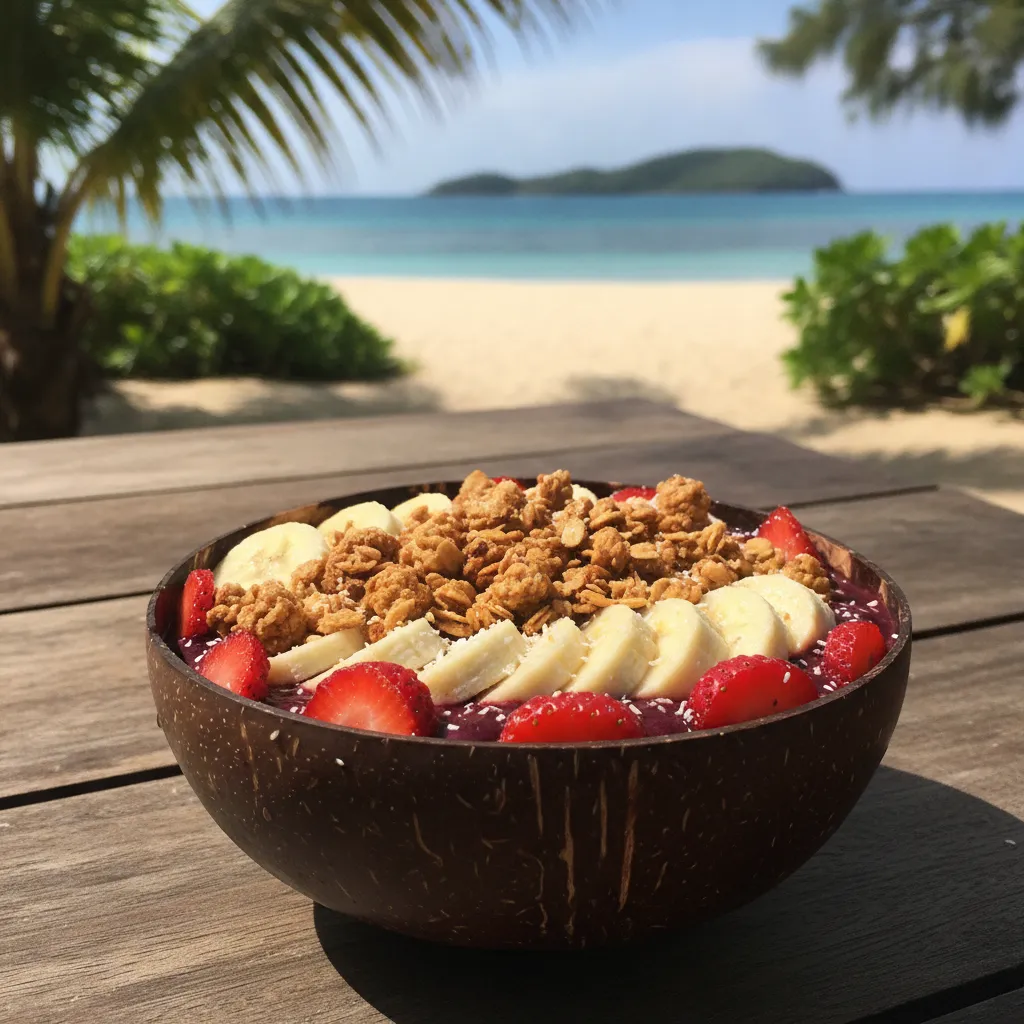 Bowl de açaí com granola